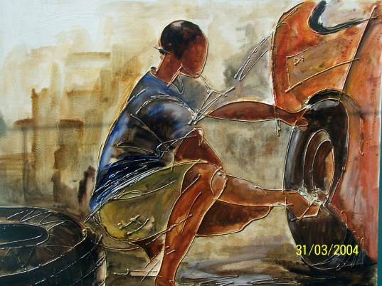 La ROUE (2003) 80x100cm �